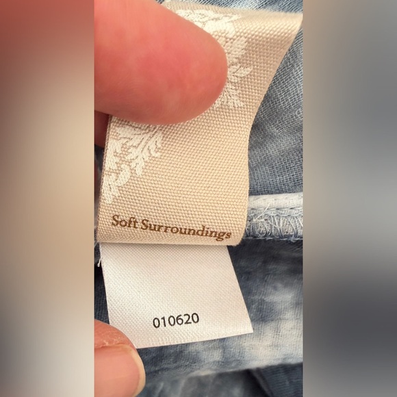 Soft Surroundings Islander Jacket - Waterfall Tie Dye - M - Picture 13 of 15